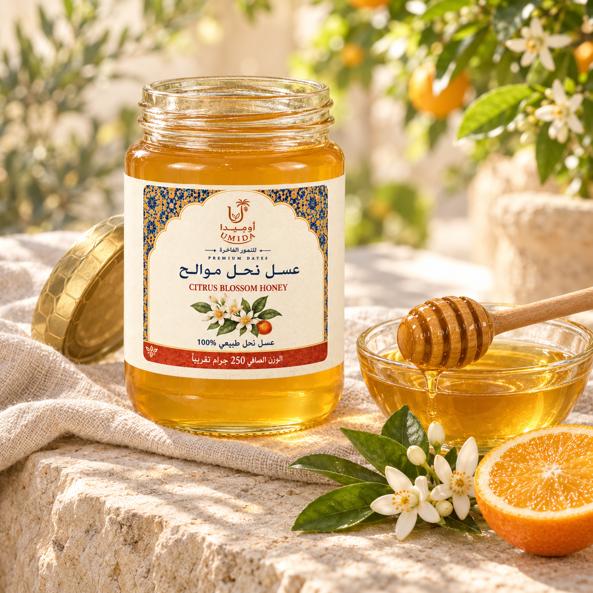 عسل نحل موالح طبيعي من أوميدا
